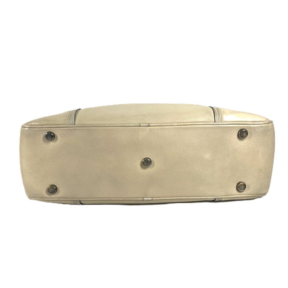 LOUIS VUITTON M95779 ハンドバッグ カバン キュイール・シワ ボストンバッグ カバン ビジネスバッグ レザー ユニセックス エクリュ ホワイト