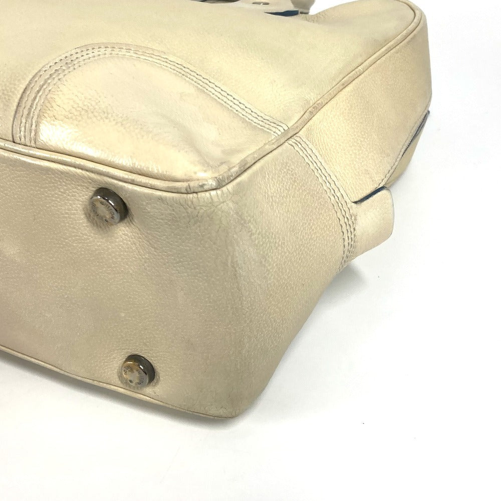 LOUIS VUITTON M95779 ハンドバッグ カバン キュイール・シワ ボストンバッグ カバン ビジネスバッグ レザー ユニセックス エクリュ ホワイト
