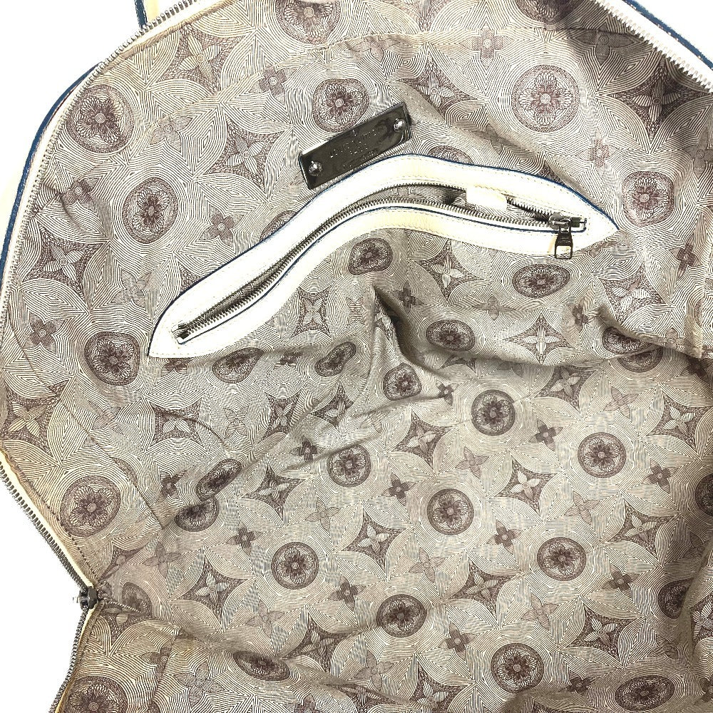LOUIS VUITTON M95779 ハンドバッグ カバン キュイール・シワ ボストンバッグ カバン ビジネスバッグ レザー ユニセックス エクリュ ホワイト
