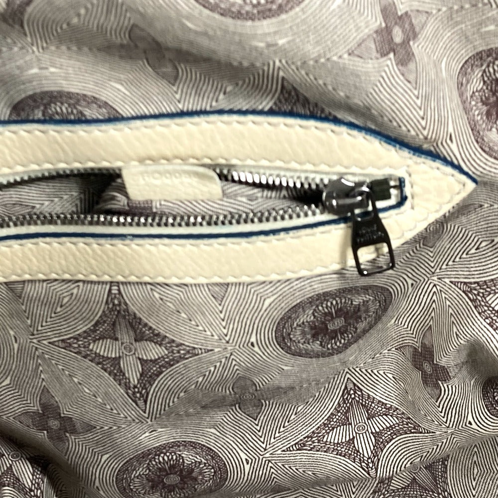 LOUIS VUITTON M95779 ハンドバッグ カバン キュイール・シワ ボストンバッグ カバン ビジネスバッグ レザー ユニセックス エクリュ ホワイト