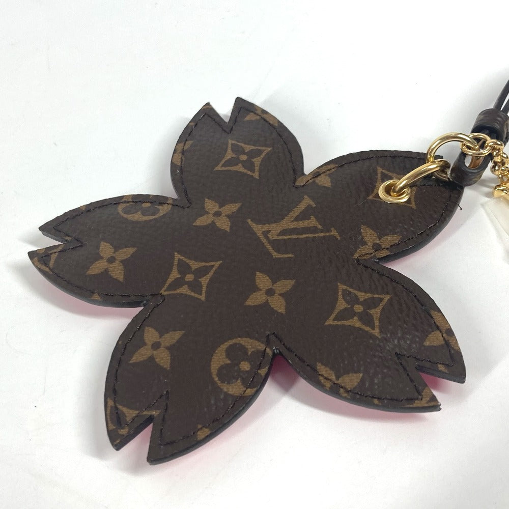 LOUIS VUITTON M02475 LV×TM モノグラム 村上隆 バッグチャーム・チェリーブロッサム チャーム バッグチャーム モノグラムキャンバス レディース ブラウン