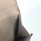 LOUIS VUITTON M69340 LVロゴ ポルトフォイユ・ロックミニ コンパクトウォレット 3つ折り財布 カーフレザー ユニセックス グレージュ ベージュ