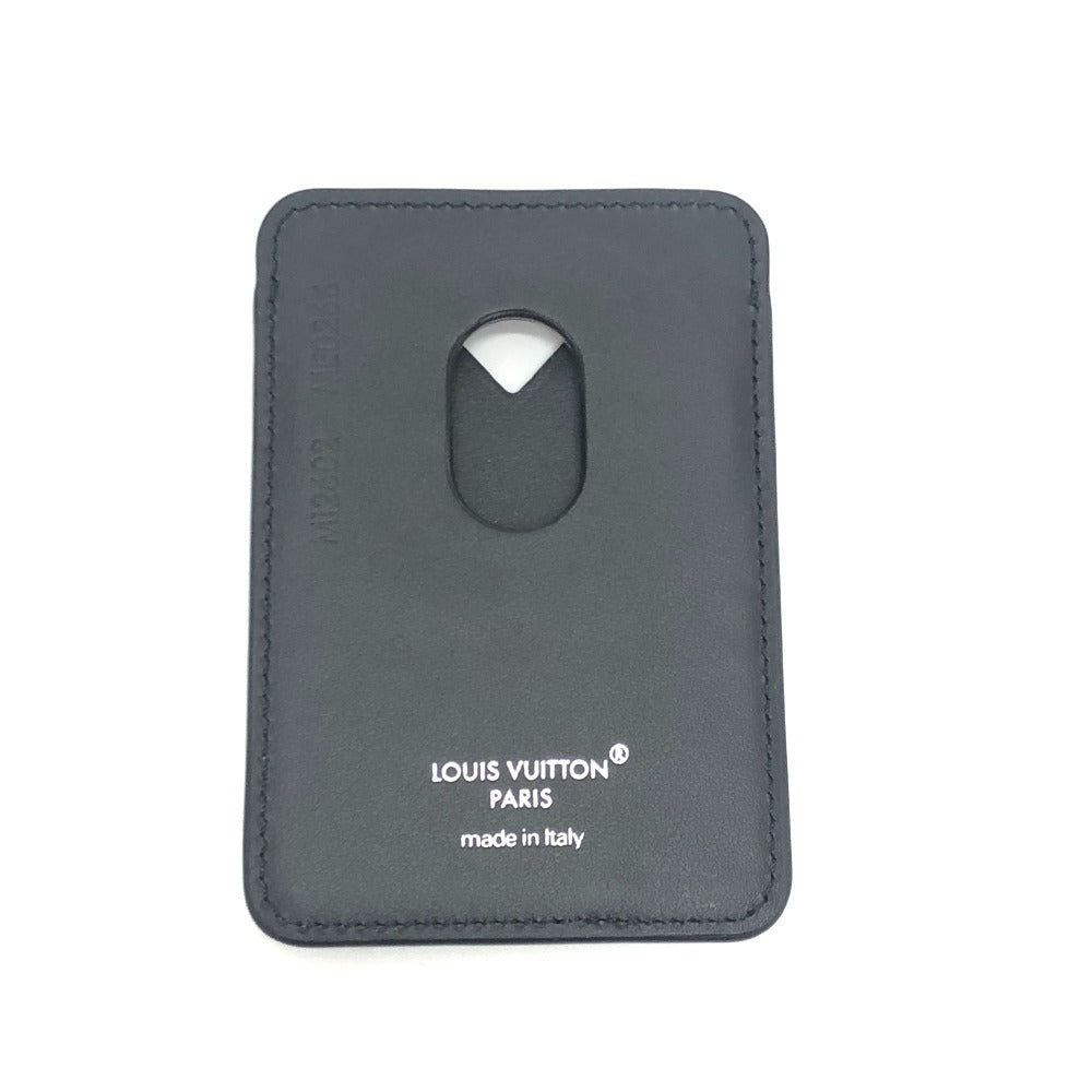 LOUIS VUITTON M12602 Porte Cartes Magnet Phone Accessory Card Holder Monogram Eclipse Canvas Men's Black