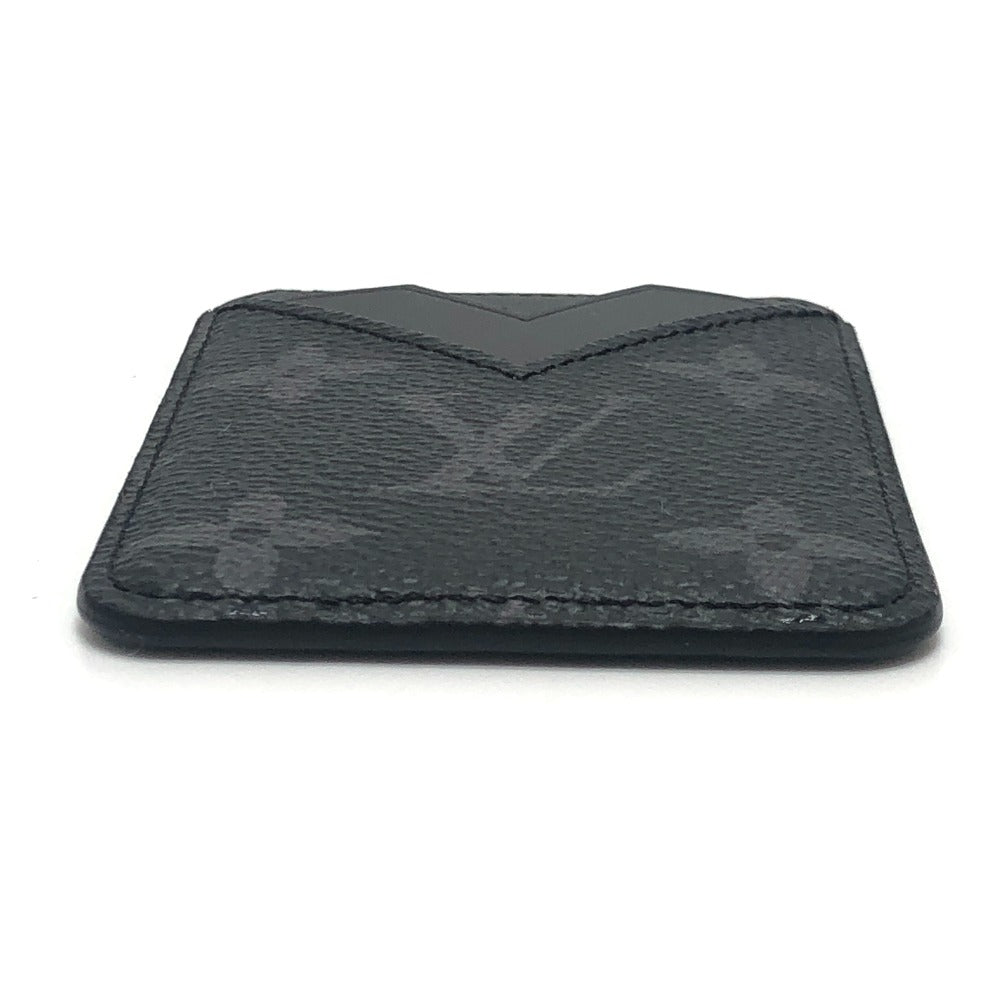 LOUIS VUITTON M12602 Porte Cartes Magnet Phone Accessory Card Holder Monogram Eclipse Canvas Men's Black