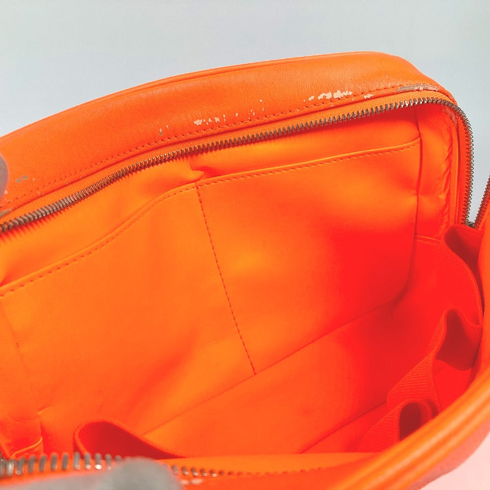 LOUIS VUITTON N23348 Damier Infini True Toilet Second Bag/Clutch/Makeup Pouch/Cosmetic Pouch in Damier Infini Leather, Unisex, Orange