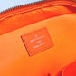 LOUIS VUITTON N23348 Damier Infini True Toilet Second Bag/Clutch/Makeup Pouch/Cosmetic Pouch in Damier Infini Leather, Unisex, Orange
