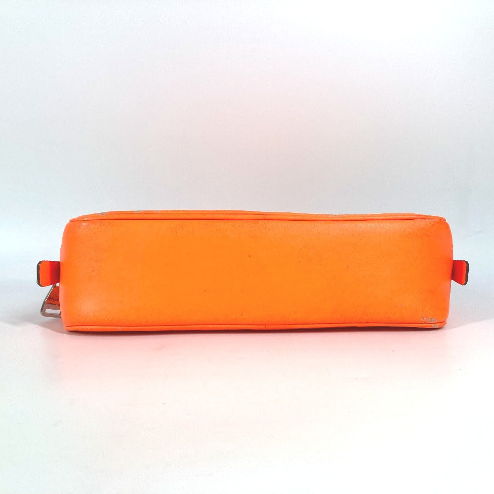 LOUIS VUITTON N23348 Damier Infini True Toilet Second Bag/Clutch/Makeup Pouch/Cosmetic Pouch in Damier Infini Leather, Unisex, Orange