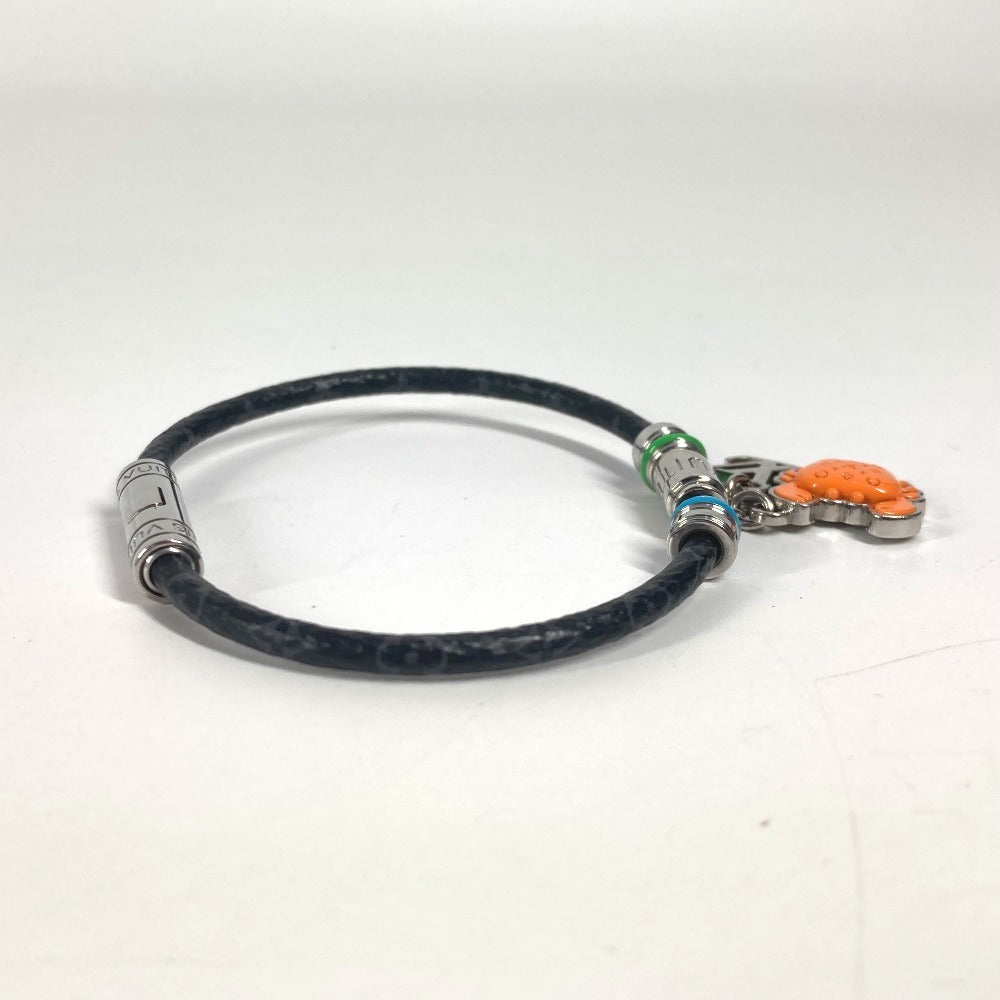 LOUIS VUITTON M8822E Monogram Eclipse Bracelet - Keep It Club Accessory Bracelet in Monogram Eclipse Canvas, Men's, Black