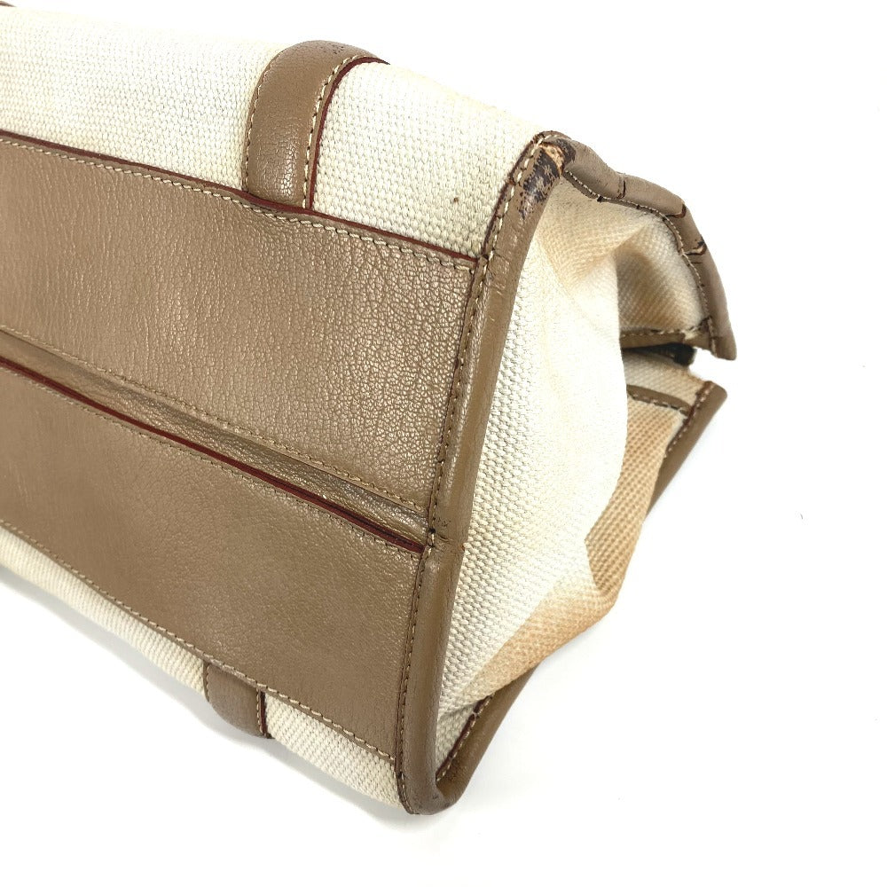 LOUIS VUITTON M48822 Toile Trianon Sac Neverfull 30 Handbag/Tote Bag in Canvas/Leather, Beige