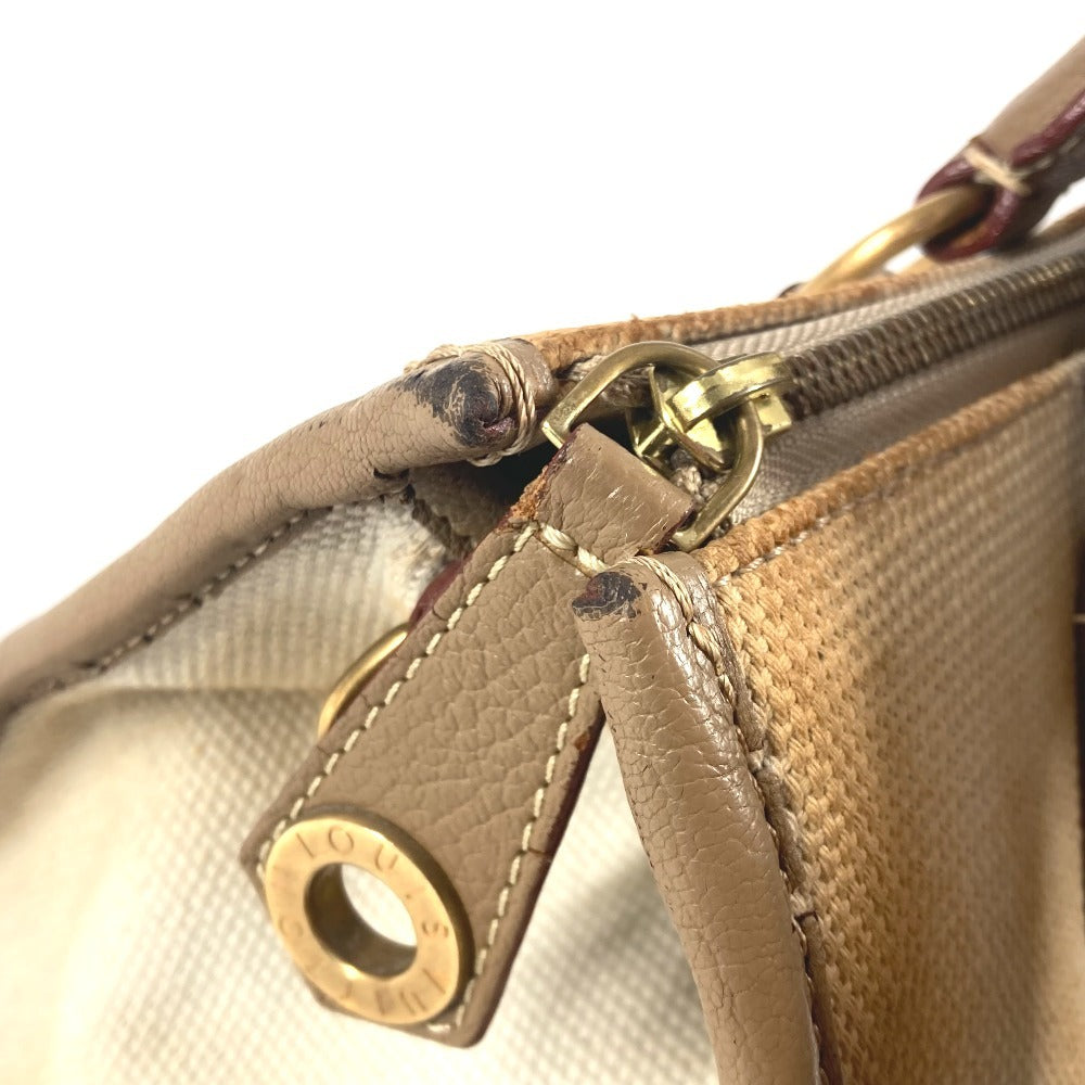 LOUIS VUITTON M48822 Toile Trianon Sac Neverfull 30 Handbag/Tote Bag in Canvas/Leather, Beige