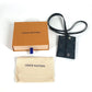LOUIS VUITTON M83155 Taiga Leather Porto Carte On Strap Wallet with Coin Purse and Strap, Card Case, Business Card Holder, Coin Case, Taiga Leather, Unisex, Black