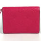 LOUIS VUITTON M81521 Monogram Empreinte Porte Monnaie Rosalie Compact Wallet, Bi-fold Wallet, Monogram Empreinte Leather, Women's, Rose Pondicherry Pink