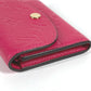 LOUIS VUITTON M81521 Monogram Empreinte Porte Monnaie Rosalie Compact Wallet, Bi-fold Wallet, Monogram Empreinte Leather, Women's, Rose Pondicherry Pink