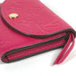 LOUIS VUITTON M81521 Monogram Empreinte Porte Monnaie Rosalie Compact Wallet, Bi-fold Wallet, Monogram Empreinte Leather, Women's, Rose Pondicherry Pink