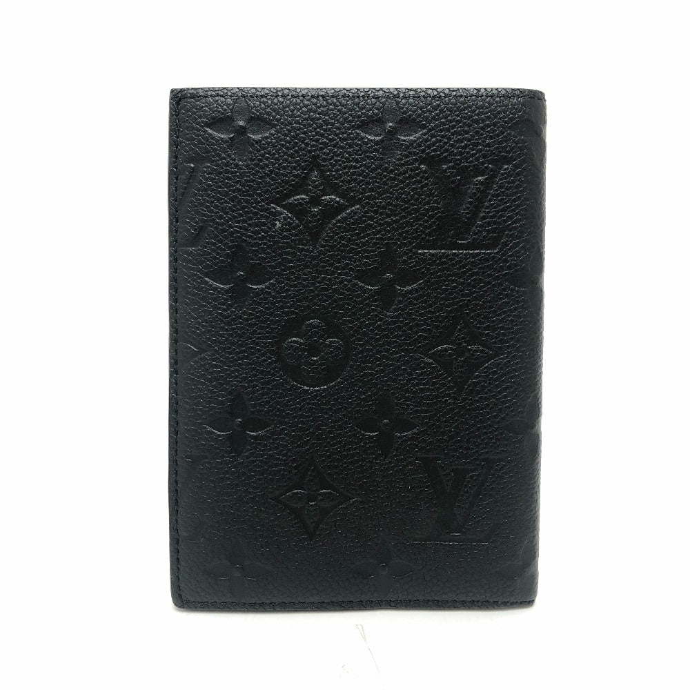 LOUIS VUITTON M63914 クーヴェルテュール パスポール NM パスポートカバー パスポート パスポートケース モノグラムアンプラントレザー レディース ブラック