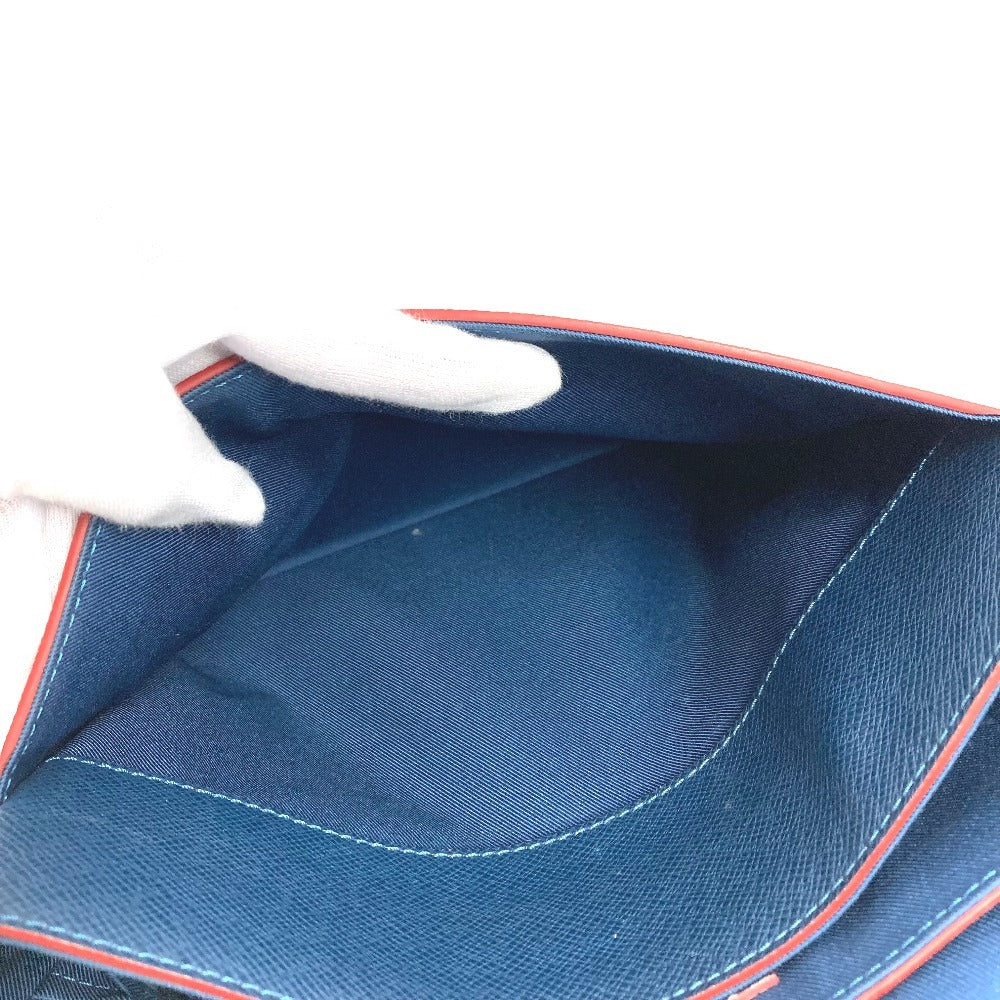 LOUIS VUITTON M30623 タイガ ロマンPM NM フラップ 斜め掛け メッセンジャーバッグ バイカラー ショルダーバッグ タイガレザー メンズ オセアン ネイビー