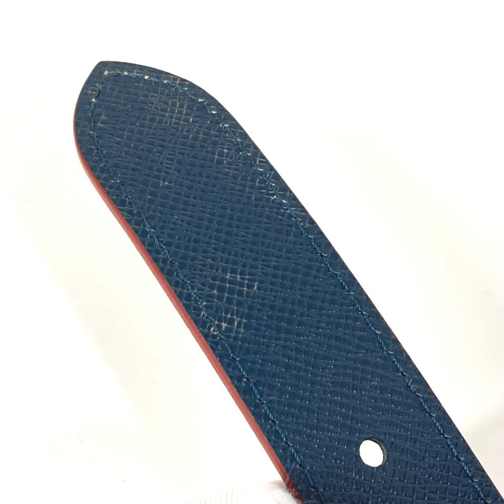 LOUIS VUITTON M30623 タイガ ロマンPM NM フラップ 斜め掛け メッセンジャーバッグ バイカラー ショルダーバッグ タイガレザー メンズ オセアン ネイビー