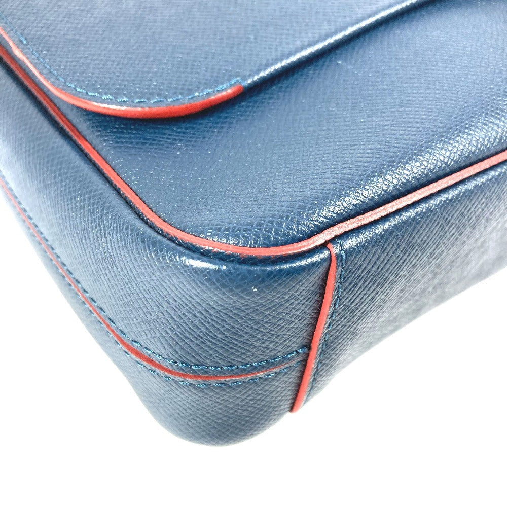 LOUIS VUITTON M30623 タイガ ロマンPM NM フラップ 斜め掛け メッセンジャーバッグ バイカラー ショルダーバッグ タイガレザー メンズ オセアン ネイビー