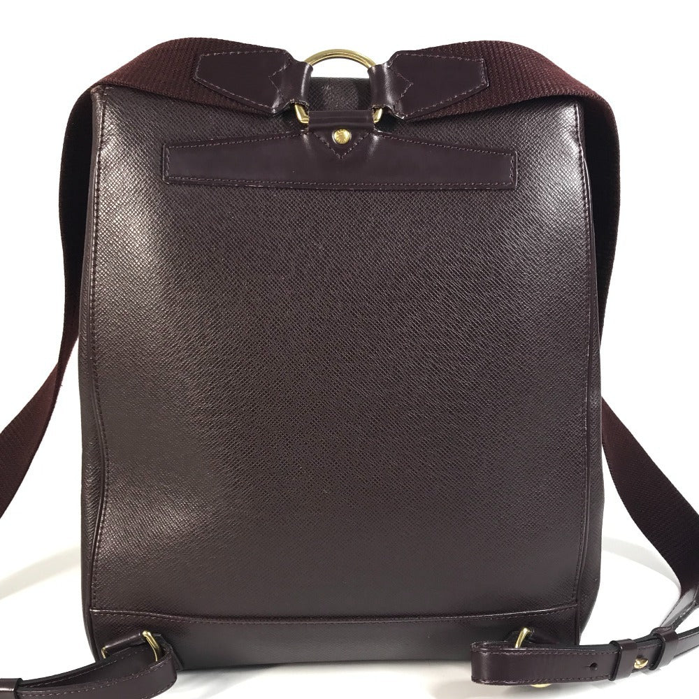 LOUIS VUITTON M30176 タイガ カシアー バックパック カバン フラップ リュックサック タイガレザー ユニセックス アカジュー ワインレッド