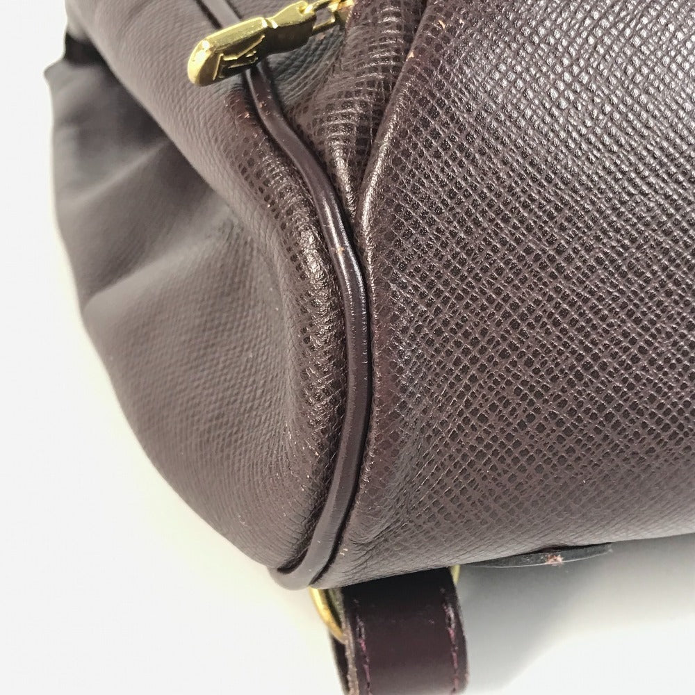LOUIS VUITTON M30176 タイガ カシアー バックパック カバン フラップ リュックサック タイガレザー ユニセックス アカジュー ワインレッド