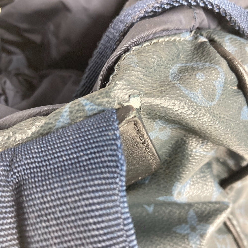 LOUIS VUITTON M41707 Monogram Cobalt Ultralight Backpack, Monogram Canvas, Unisex, Navy