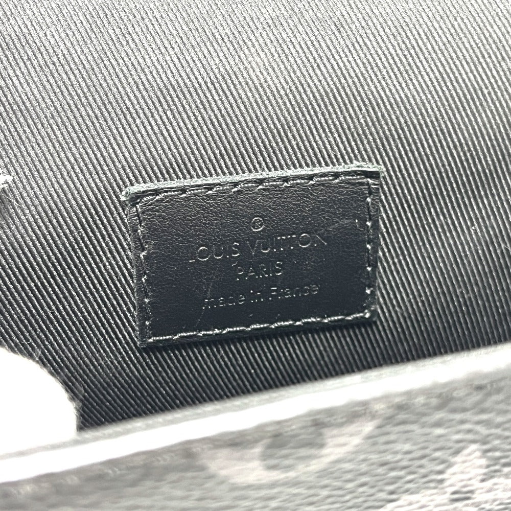 LOUIS VUITTON M81783 スティーマー ウェアラブル ウォレット ショルダーバッグ モノグラムエクリプスキャンバス ユニセックス ブラック