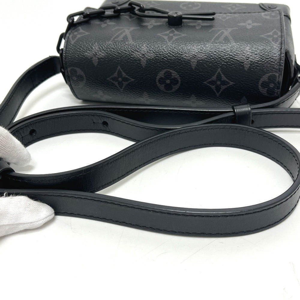 LOUIS VUITTON M81783 スティーマー ウェアラブル ウォレット ショルダーバッグ モノグラムエクリプスキャンバス ユニセックス ブラック