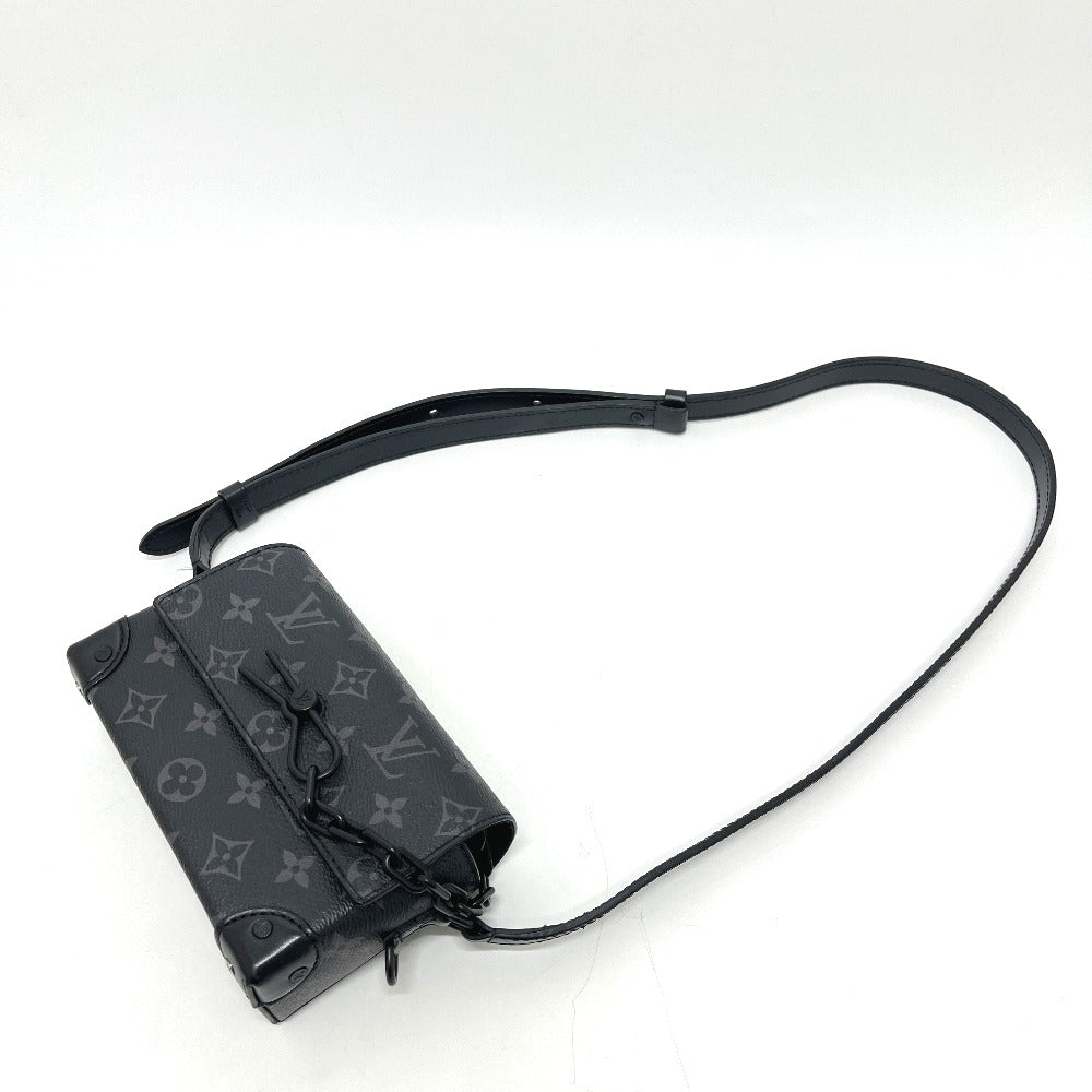 LOUIS VUITTON M81783 スティーマー ウェアラブル ウォレット ショルダーバッグ モノグラムエクリプスキャンバス ユニセックス ブラック