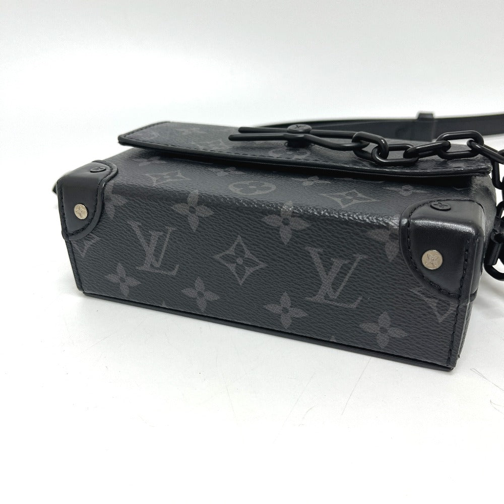 LOUIS VUITTON M81783 スティーマー ウェアラブル ウォレット ショルダーバッグ モノグラムエクリプスキャンバス ユニセックス ブラック