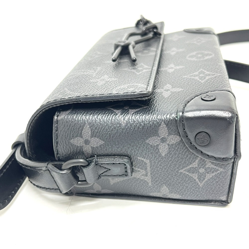 LOUIS VUITTON M81783 スティーマー ウェアラブル ウォレット ショルダーバッグ モノグラムエクリプスキャンバス ユニセックス ブラック