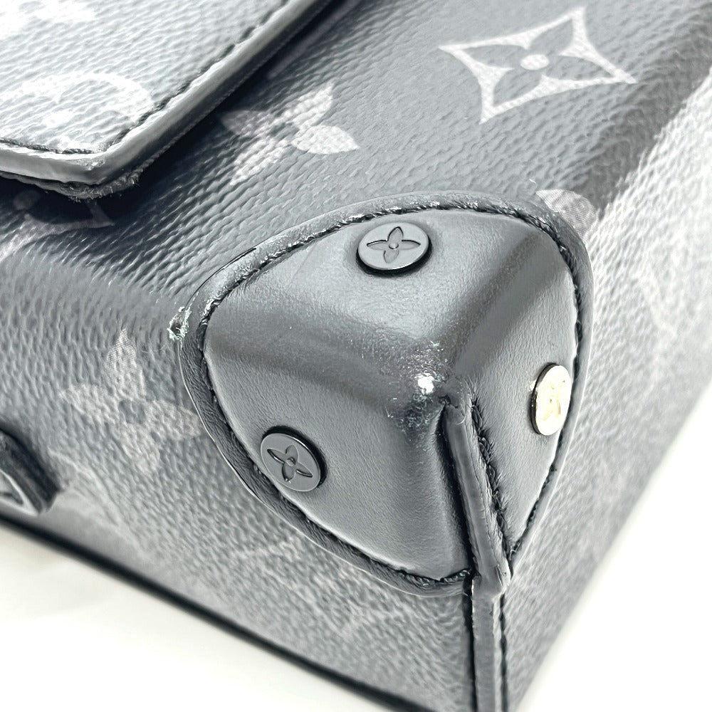 LOUIS VUITTON M81783 スティーマー ウェアラブル ウォレット ショルダーバッグ モノグラムエクリプスキャンバス ユニセックス ブラック