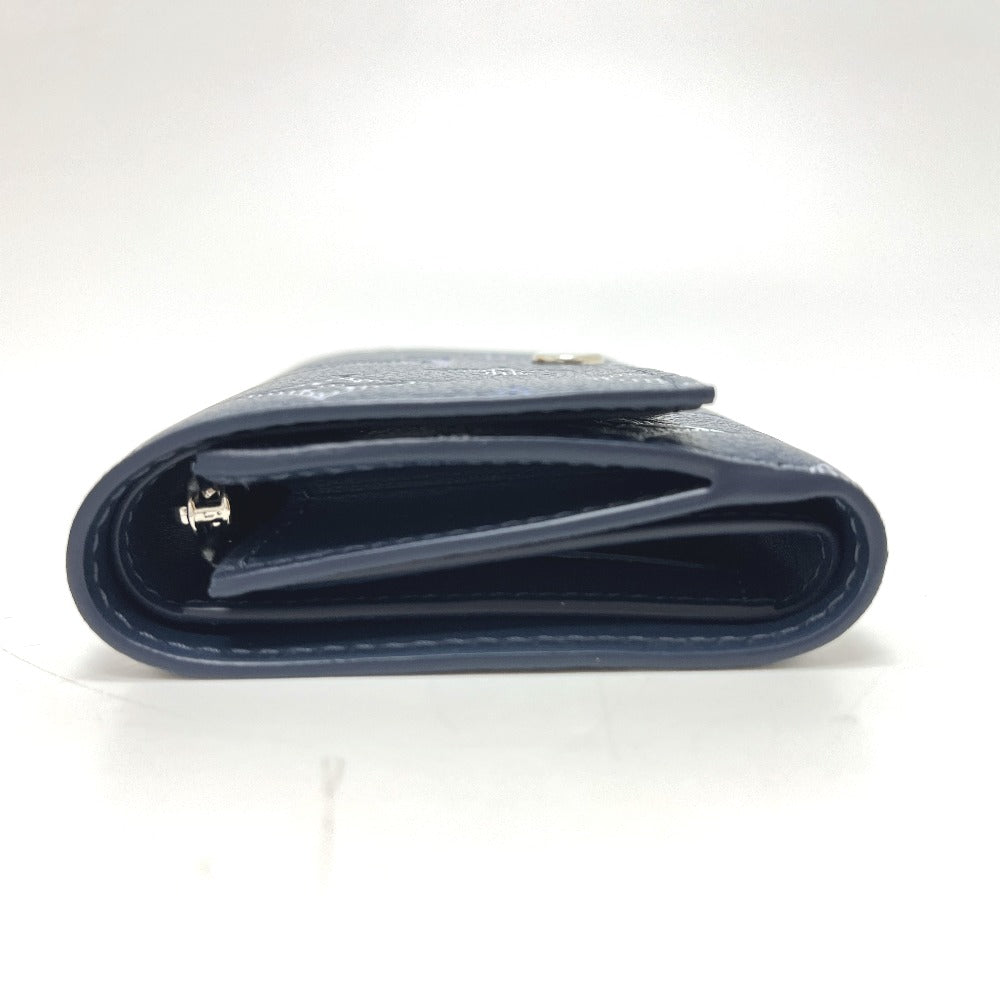 LOUIS VUITTON M29130 Victor Wallet Short Wallet Wallet Trifold Wallet Monogram Shadow Leather Unisex Navy Blue Navy