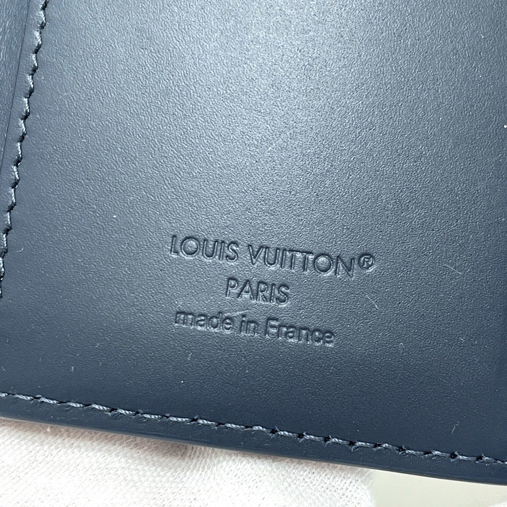 LOUIS VUITTON M29130 Victor Wallet Short Wallet Wallet Trifold Wallet Monogram Shadow Leather Unisex Navy Blue Navy