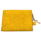 LOUIS VUITTON M14156 Portefeuille Victorine Trifold Wallet Monogram Empreinte Leather Women's Ginko Yellow Yellow
