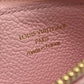 LOUIS VUITTON M28974 カードケース ポルト カルト･ロミー 小銭入れ カードケース モノグラムアンプラントレザー レディース コンフェッティピンク ピンク