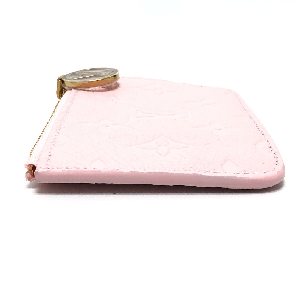 LOUIS VUITTON M28974 カードケース ポルト カルト･ロミー 小銭入れ カードケース モノグラムアンプラントレザー レディース コンフェッティピンク ピンク
