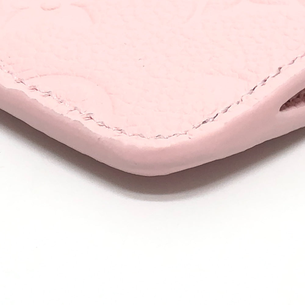 LOUIS VUITTON M28974 カードケース ポルト カルト･ロミー 小銭入れ カードケース モノグラムアンプラントレザー レディース コンフェッティピンク ピンク