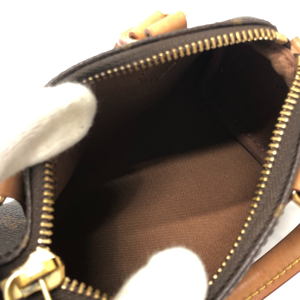 LOUIS VUITTON Ｍ81085 ナノ･スピーディ 2WAY カバン 斜め掛け ショルダーバッグ ハンドバッグ モノグラムキャンバス レディース ブラウン