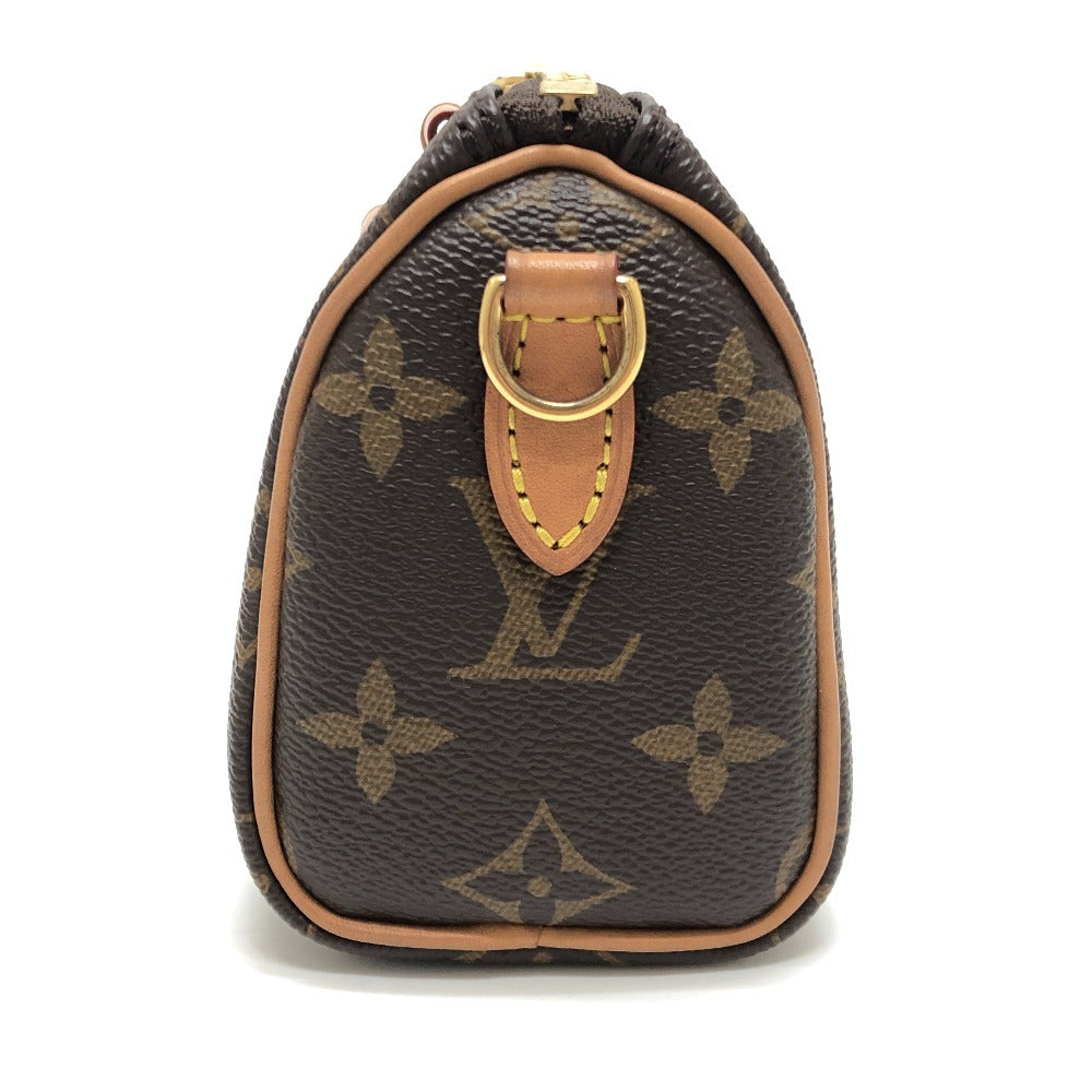 LOUIS VUITTON Ｍ81085 ナノ･スピーディ 2WAY カバン 斜め掛け ショルダーバッグ ハンドバッグ モノグラムキャンバス レディース ブラウン