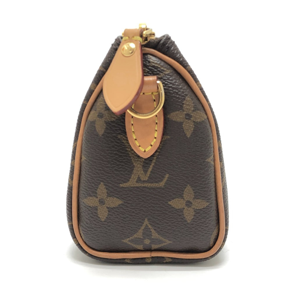LOUIS VUITTON Ｍ81085 ナノ･スピーディ 2WAY カバン 斜め掛け ショルダーバッグ ハンドバッグ モノグラムキャンバス レディース ブラウン