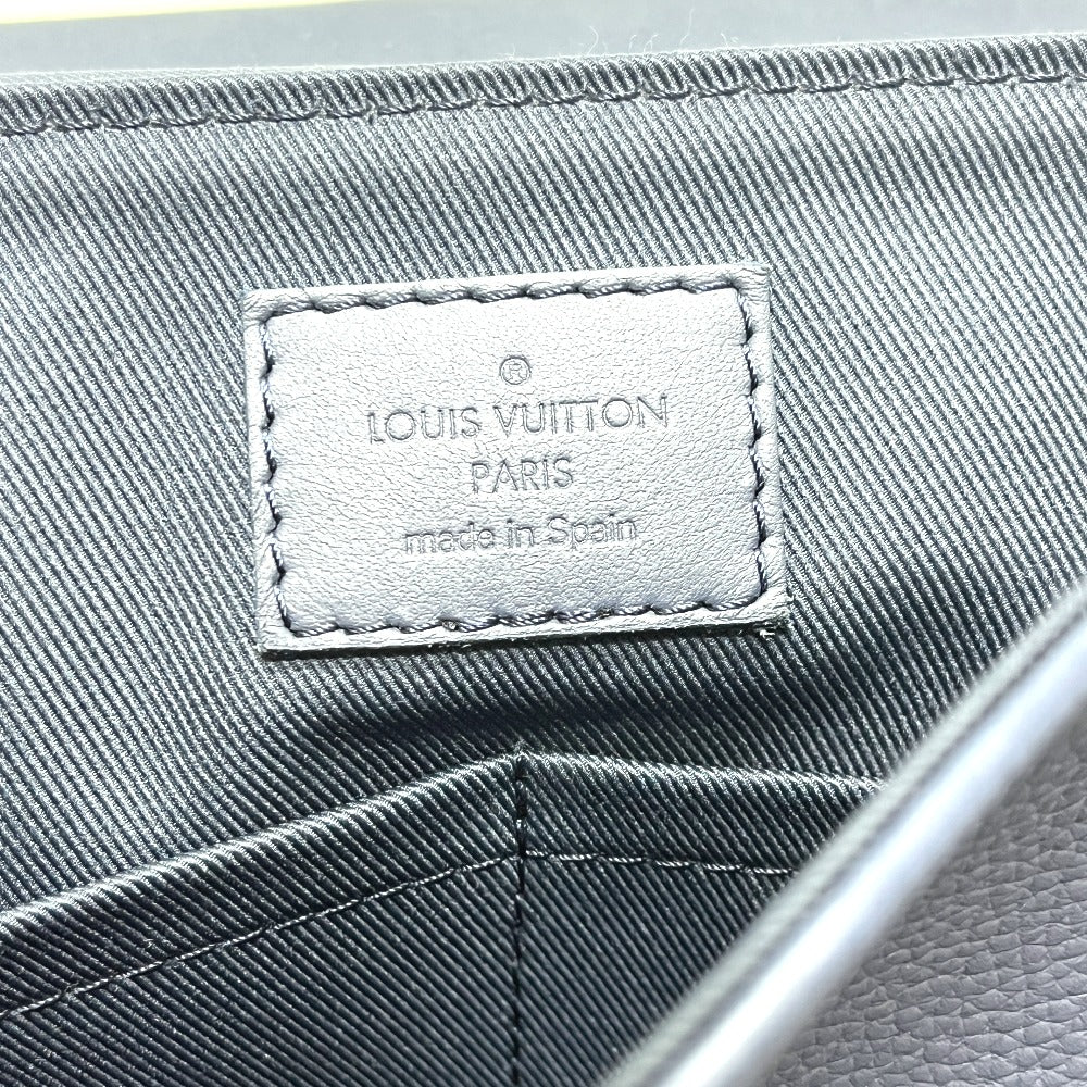 LOUIS VUITTON M23709 LVアエログラム テイクオフ メッセンジャー カバン バッグ 斜め掛け ショルダーバッグ レザー メンズ ブルー アトランティーク ブルー