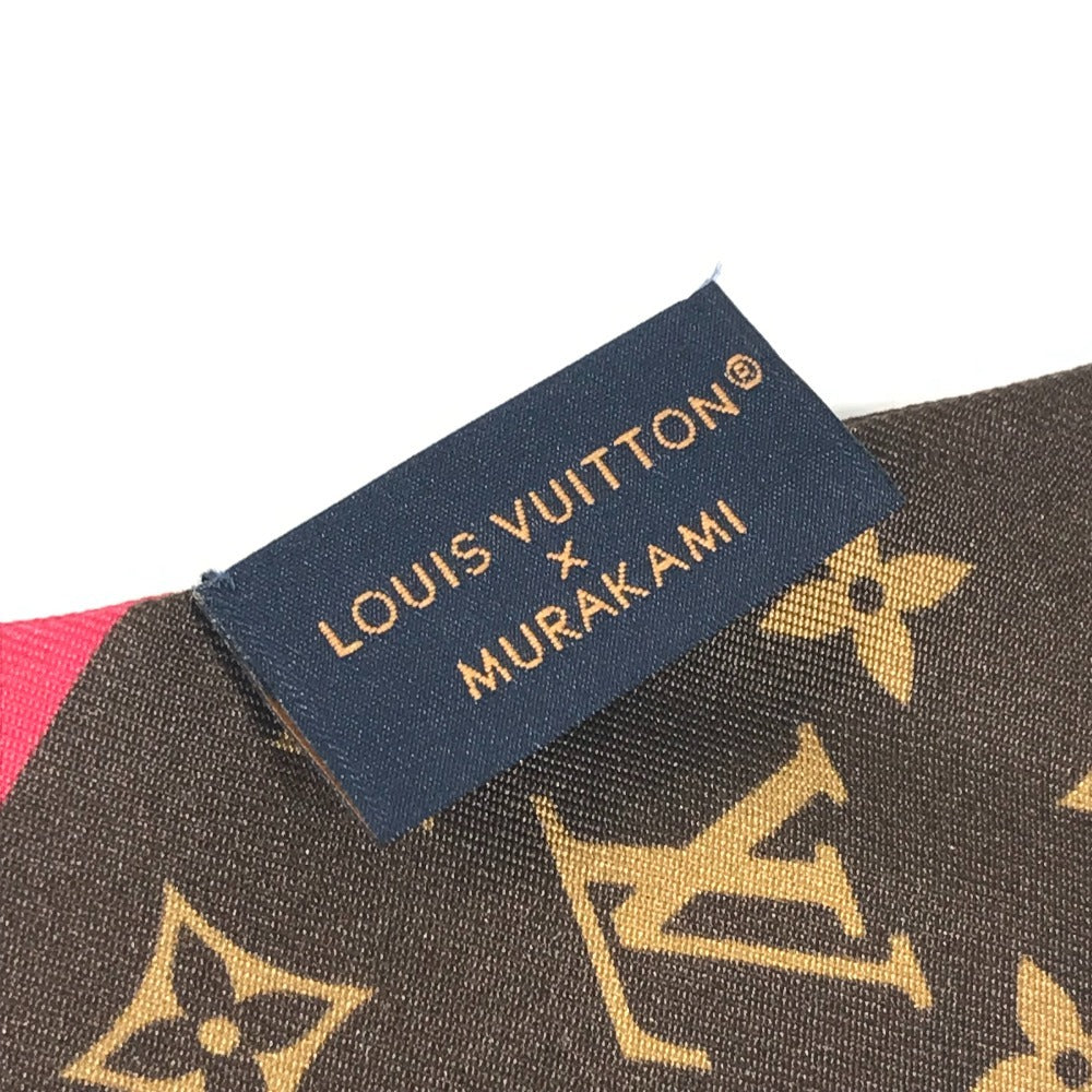 LOUIS VUITTON M96085 LV×TM モノグラムチェリー バンドーBB バンドー BB 村上隆 さくらんぼ サクランボ スカーフ シルク ユニセックス ブラウン
