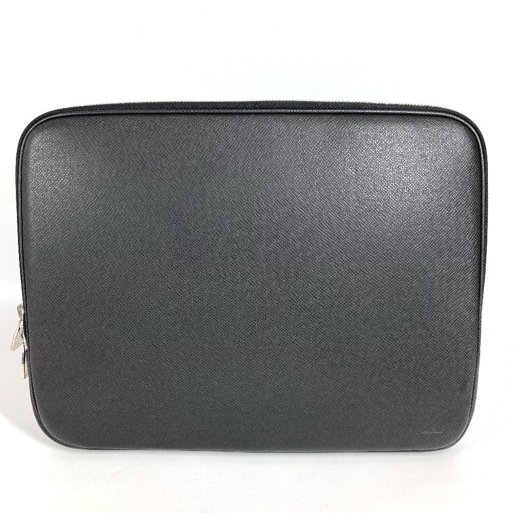 LOUIS VUITTON タイガ コンピュータースリーブ PCケース パソコン タブレットケース ポーチ タイガレザー ユニセックス アルドワーズ ブラック