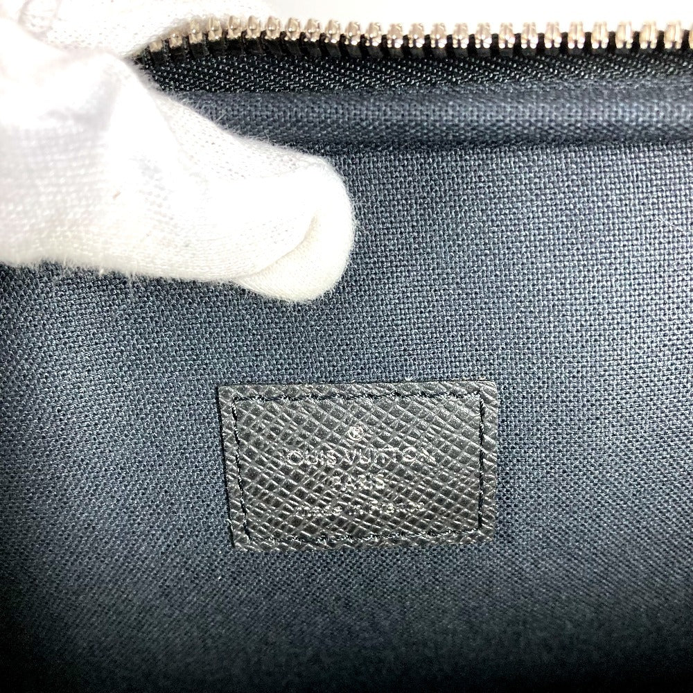 LOUIS VUITTON タイガ コンピュータースリーブ PCケース パソコン タブレットケース ポーチ タイガレザー ユニセックス アルドワーズ ブラック