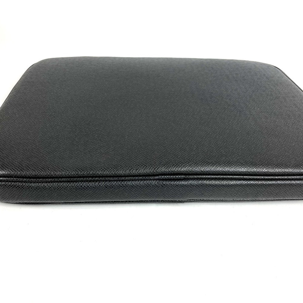 LOUIS VUITTON タイガ コンピュータースリーブ PCケース パソコン タブレットケース ポーチ タイガレザー ユニセックス アルドワーズ ブラック