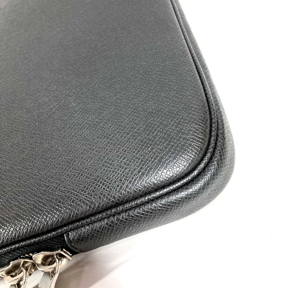 LOUIS VUITTON タイガ コンピュータースリーブ PCケース パソコン タブレットケース ポーチ タイガレザー ユニセックス アルドワーズ ブラック