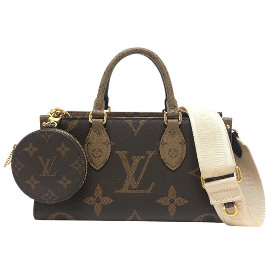 LOUIS VUITTON Ｍ46653 On the Go EW Bag 2WAY Shoulder Bag Crossbody Pochette Hand Bag MonogramCanvas Black Used