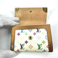 LOUIS VUITTON M92657 モノグラムマルチカラー ポルトモネ・プラ 財布 小銭入れ フラップ コインケース モノグラムマルチカラーキャンバス レディース ブロン ホワイト