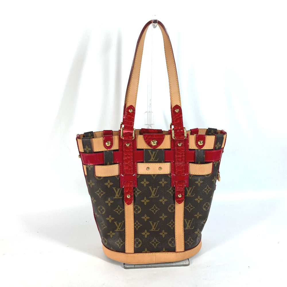 LOUIS VUITTON M95613 モノグラム ルビー ネオ バケット 肩掛け カバン ショルダーバッグ ばけつ型 バケツ トートバッグ モノグラムキャンバス レディース ブラウン