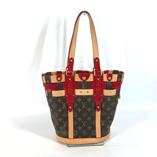 LOUIS VUITTON M95613 モノグラム ルビー ネオ バケット 肩掛け カバン ショルダーバッグ ばけつ型 バケツ トートバッグ モノグラムキャンバス レディース ブラウン